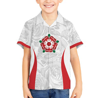 England Rugby National Heritage Custom Hawaiian Shirt Tudor Rose Inspired Edition
