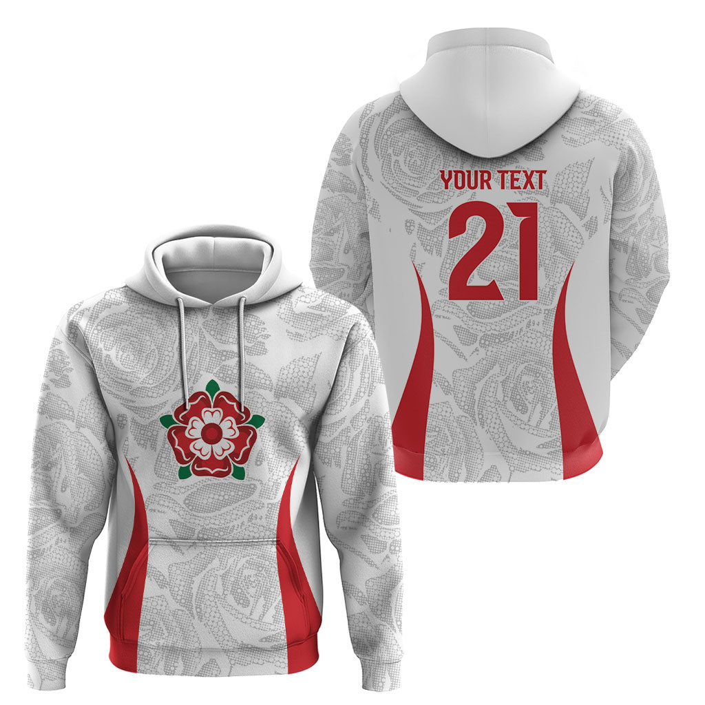 England Rugby National Heritage Custom Hoodie Tudor Rose Inspired Edition