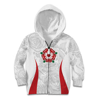 England Rugby National Heritage Custom Kid Hoodie Tudor Rose Inspired Edition
