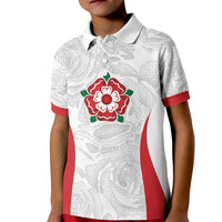England Rugby National Heritage Custom Kid Polo Shirt Tudor Rose Inspired Edition