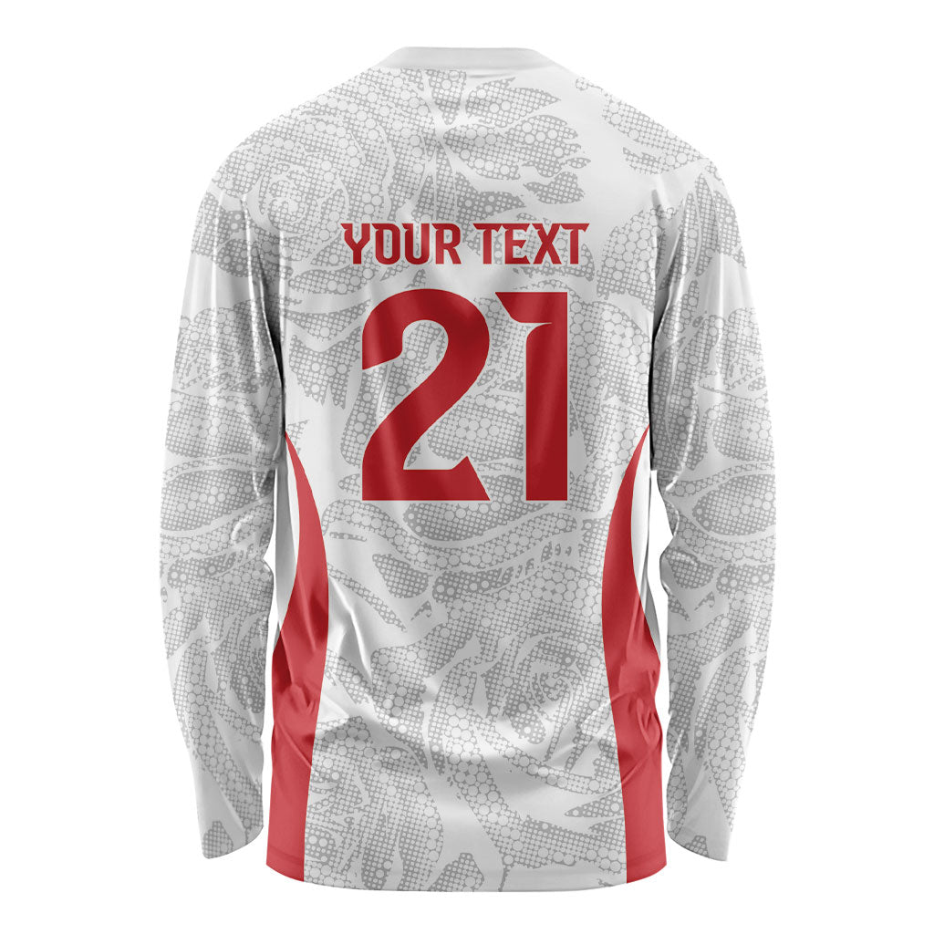 England Rugby National Heritage Custom Long Sleeve Shirt Tudor Rose Inspired Edition