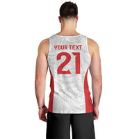 England Rugby National Heritage Custom Men Tank Top Tudor Rose Inspired Edition