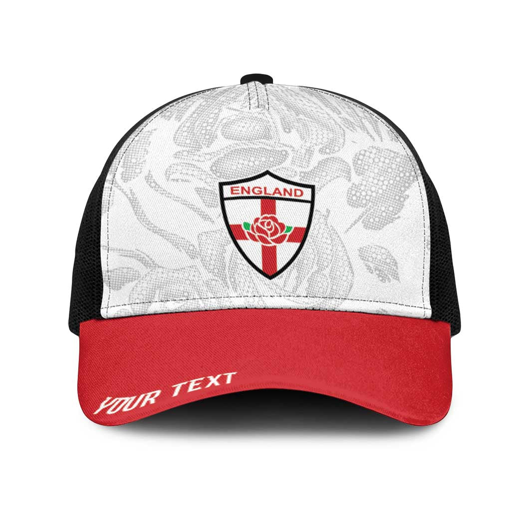 England Rugby National Heritage Personalized Mesh Trucker Cap Tudor Rose Inspired Edition