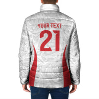 England Rugby National Heritage Custom Padded Jacket Tudor Rose Inspired Edition