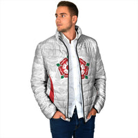 England Rugby National Heritage Custom Padded Jacket Tudor Rose Inspired Edition