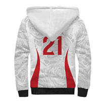 England Rugby National Heritage Custom Sherpa Hoodie Tudor Rose Inspired Edition