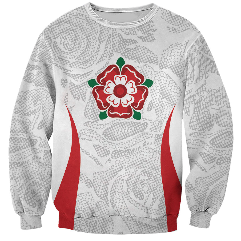England Rugby National Heritage Custom Sweatshirt Tudor Rose Inspired Edition