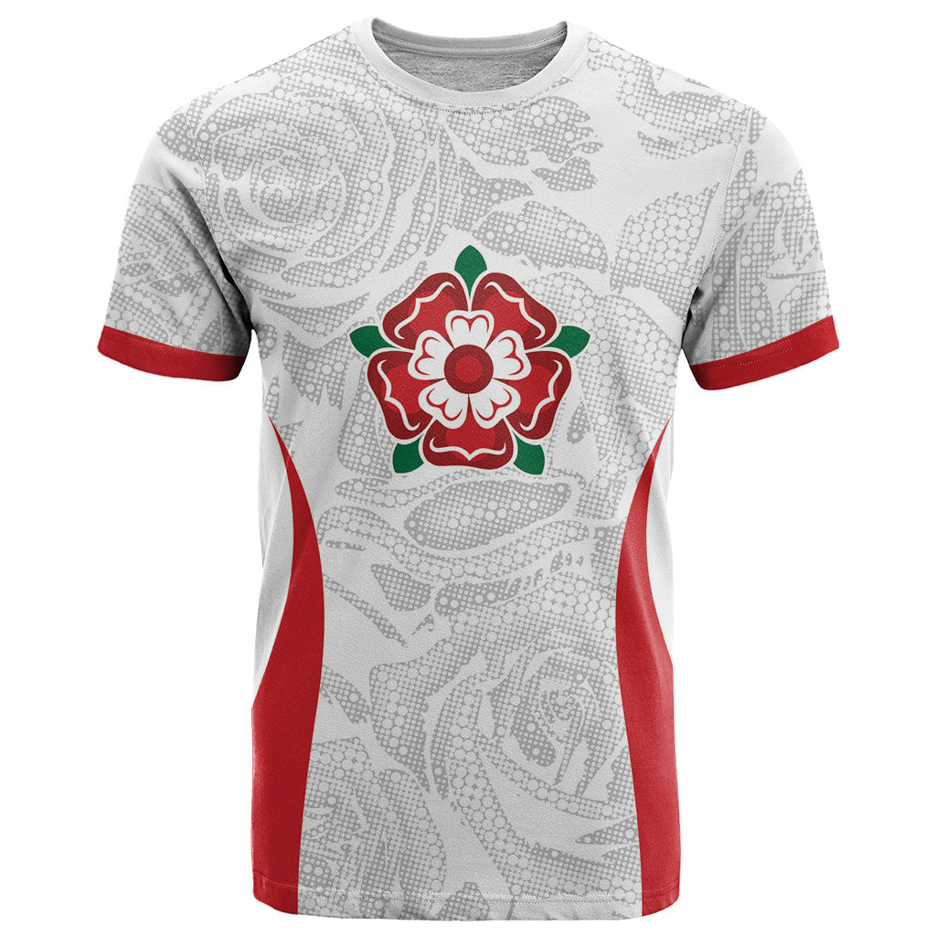 England Rugby National Heritage Custom T Shirt Tudor Rose Inspired Edition