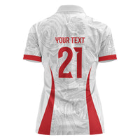 England Rugby National Heritage Custom Women Polo Shirt Tudor Rose Inspired Edition
