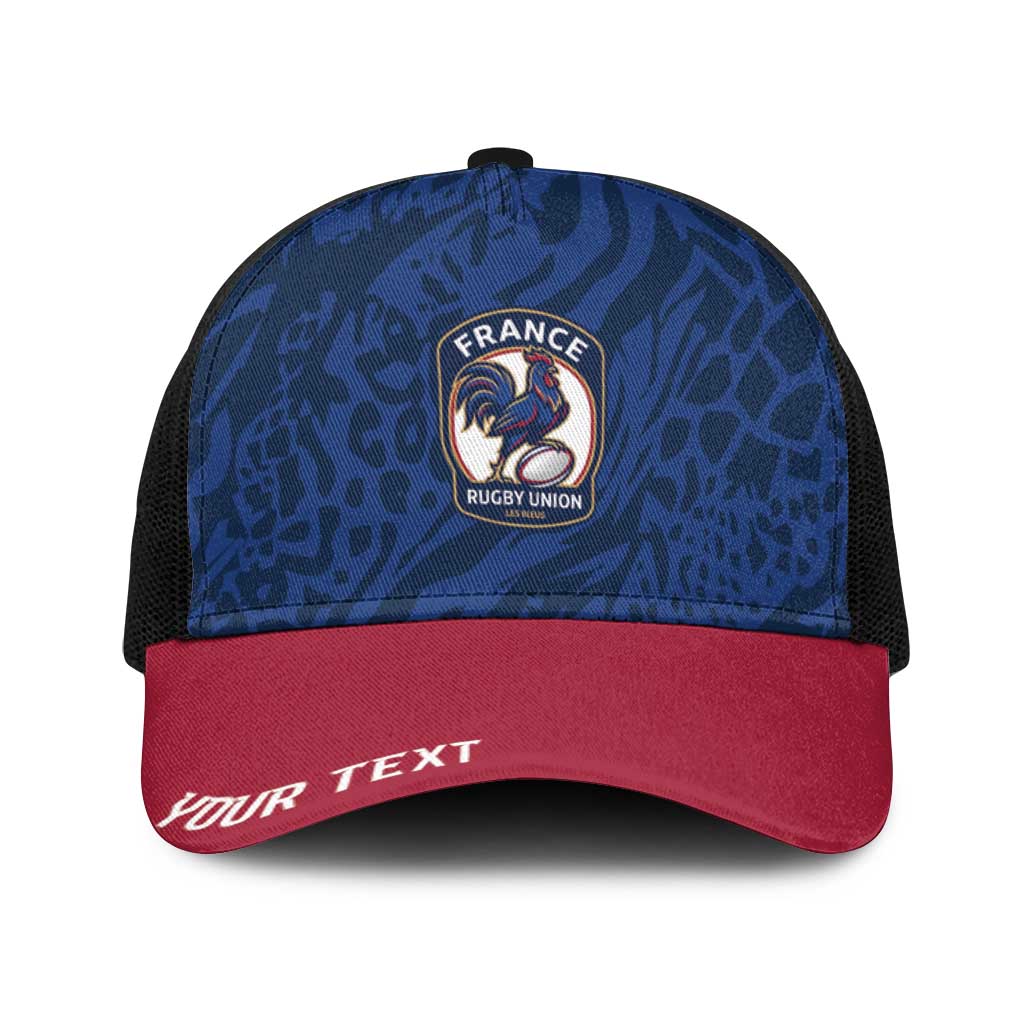 France Rugby National Heritage Personalized Baseball Net Cap Fleur De Lis Inspired Edition