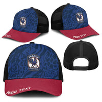 France Rugby National Heritage Personalized Baseball Net Cap Fleur De Lis Inspired Edition
