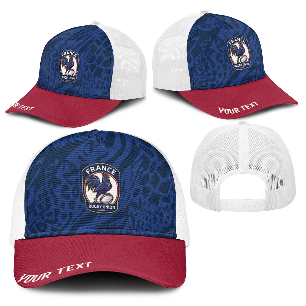 France Rugby National Heritage Personalized Baseball Net Cap Fleur De Lis Inspired Edition