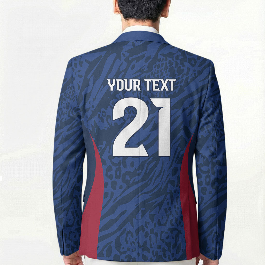 France Rugby National Heritage Custom Blazer Fleur De Lis Inspired Edition