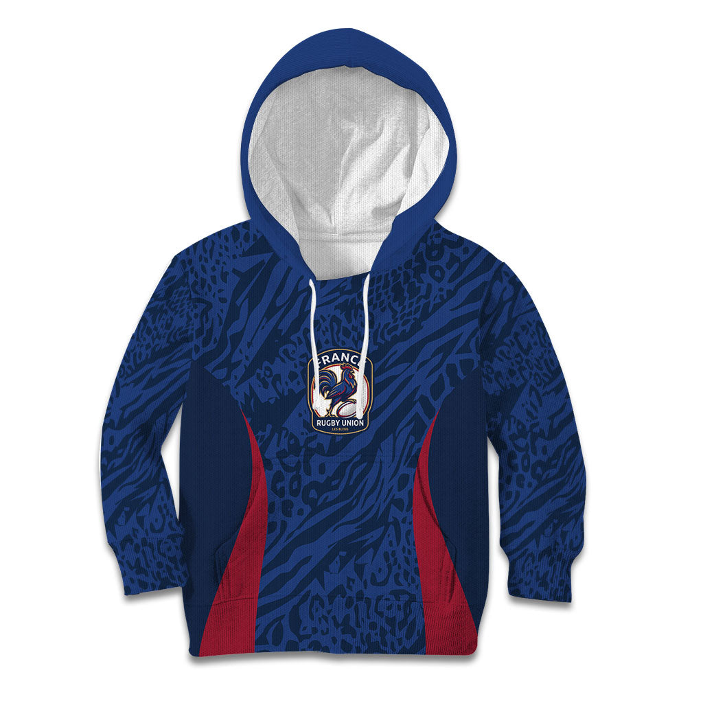 France Rugby National Heritage Custom Kid Hoodie Fleur De Lis Inspired Edition