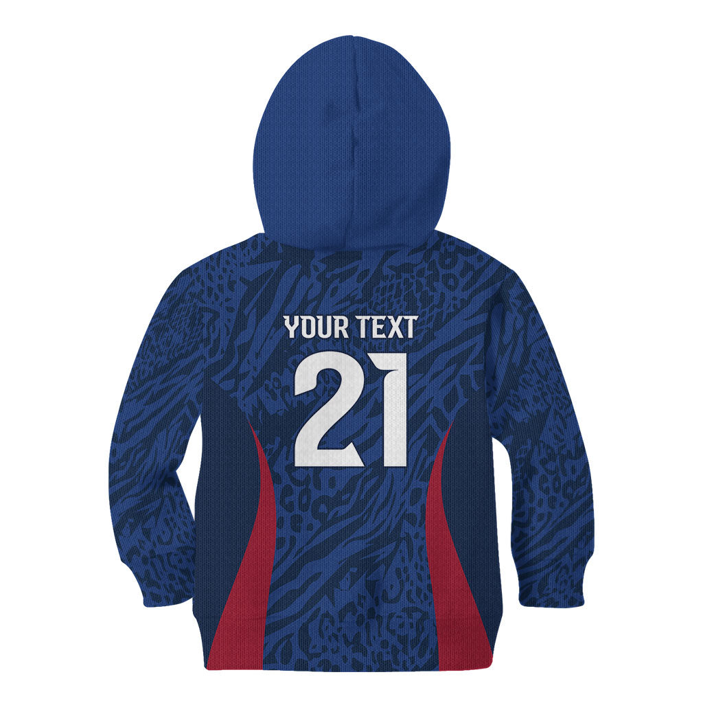 France Rugby National Heritage Custom Kid Hoodie Fleur De Lis Inspired Edition