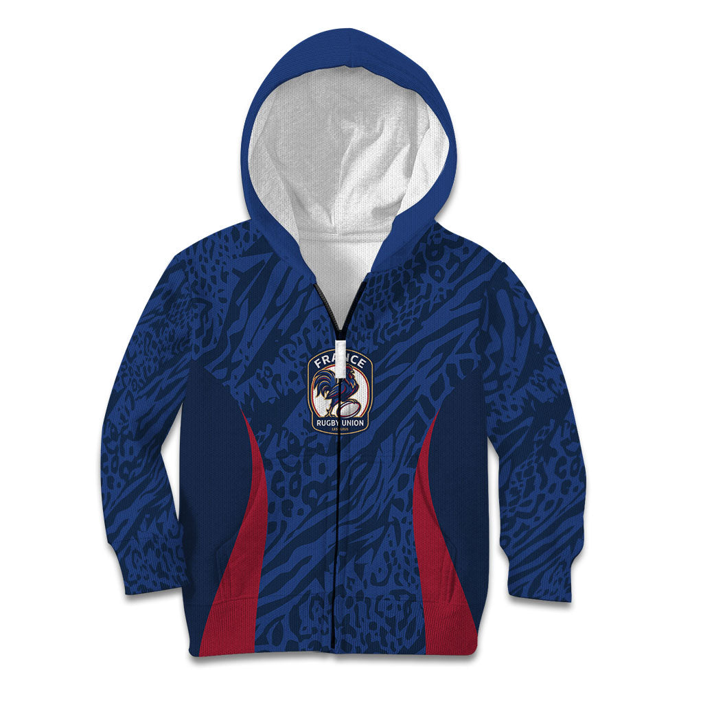 France Rugby National Heritage Custom Kid Hoodie Fleur De Lis Inspired Edition