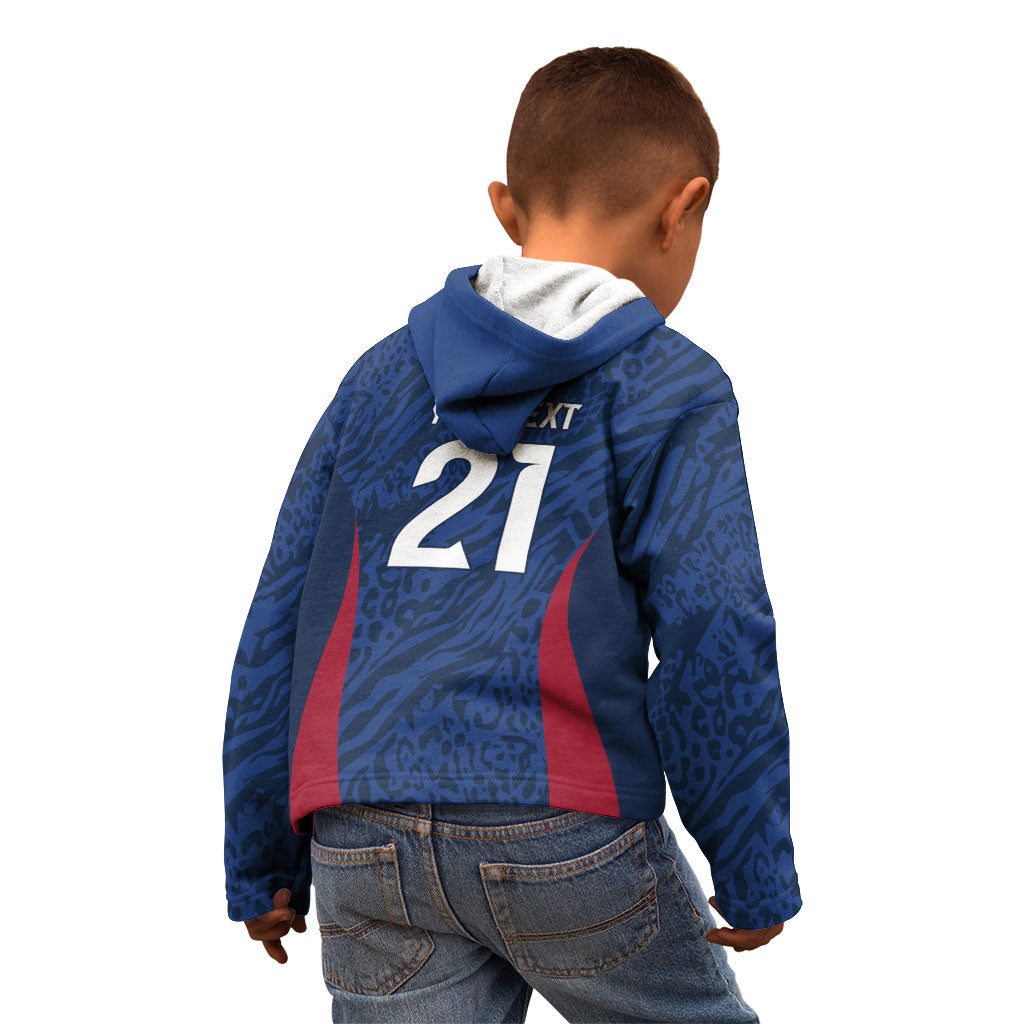 France Rugby National Heritage Custom Kid Hoodie Fleur De Lis Inspired Edition