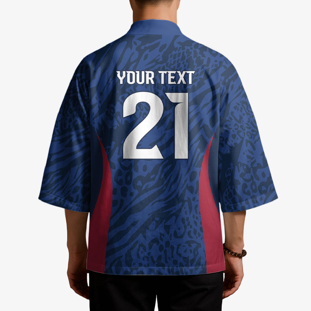 France Rugby National Heritage Custom Kimono Fleur De Lis Inspired Edition
