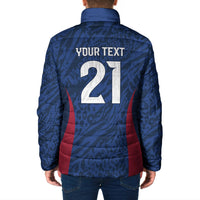 France Rugby National Heritage Custom Padded Jacket Fleur De Lis Inspired Edition