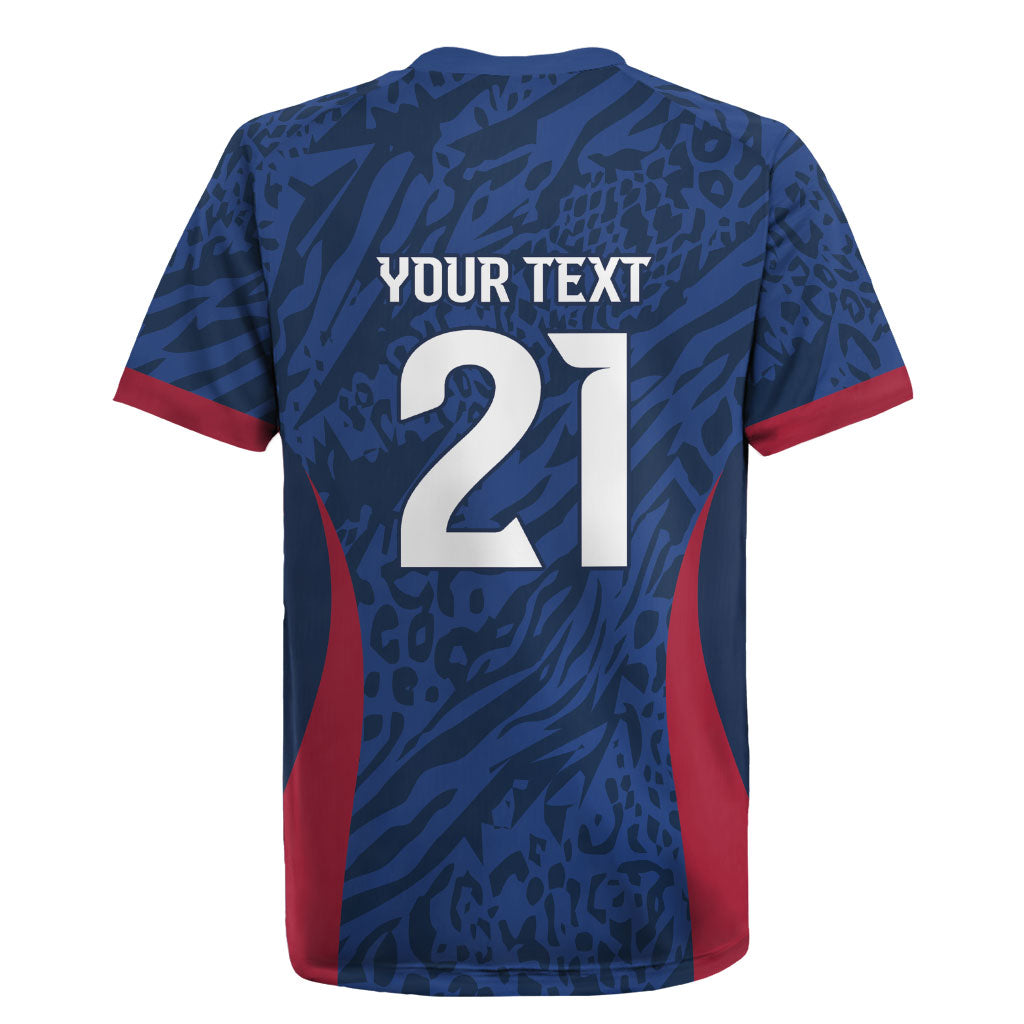 France Rugby National Heritage Custom Rugby Jersey Fleur De Lis Inspired Edition