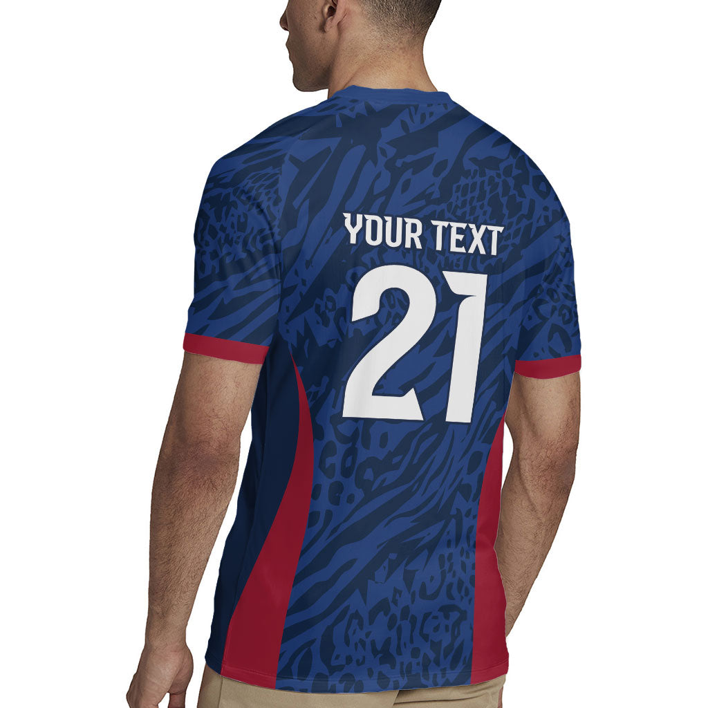 France Rugby National Heritage Custom Rugby Jersey Fleur De Lis Inspired Edition