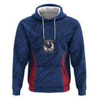 France Rugby National Heritage Custom Zip Hoodie Fleur De Lis Inspired Edition