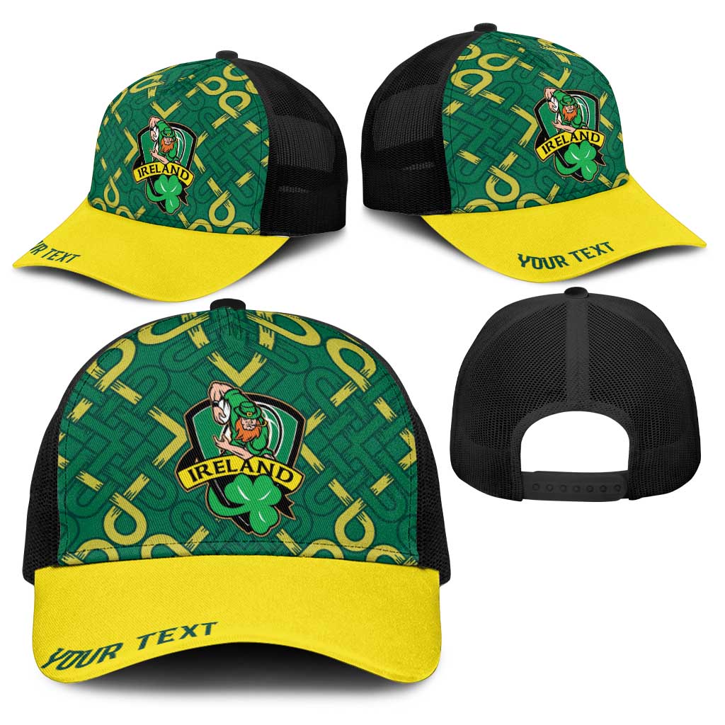 Ireland Rugby National Heritage Personalized Baseball Net Cap Traditional Celtic Inspired Edition