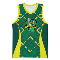Ireland Rugby National Heritage Custom Basketball Jersey Traditional Celtic Inspired Edition