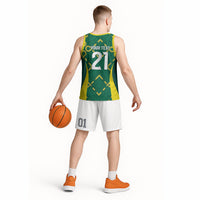 Ireland Rugby National Heritage Custom Basketball Jersey Traditional Celtic Inspired Edition