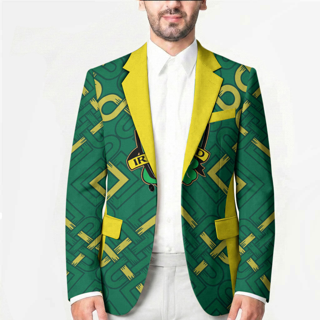 Ireland Rugby National Heritage Custom Blazer Traditional Celtic Inspired Edition