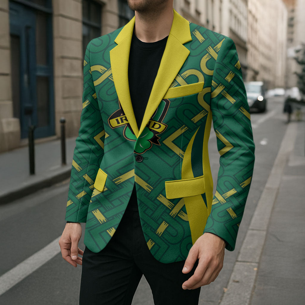Ireland Rugby National Heritage Custom Blazer Traditional Celtic Inspired Edition