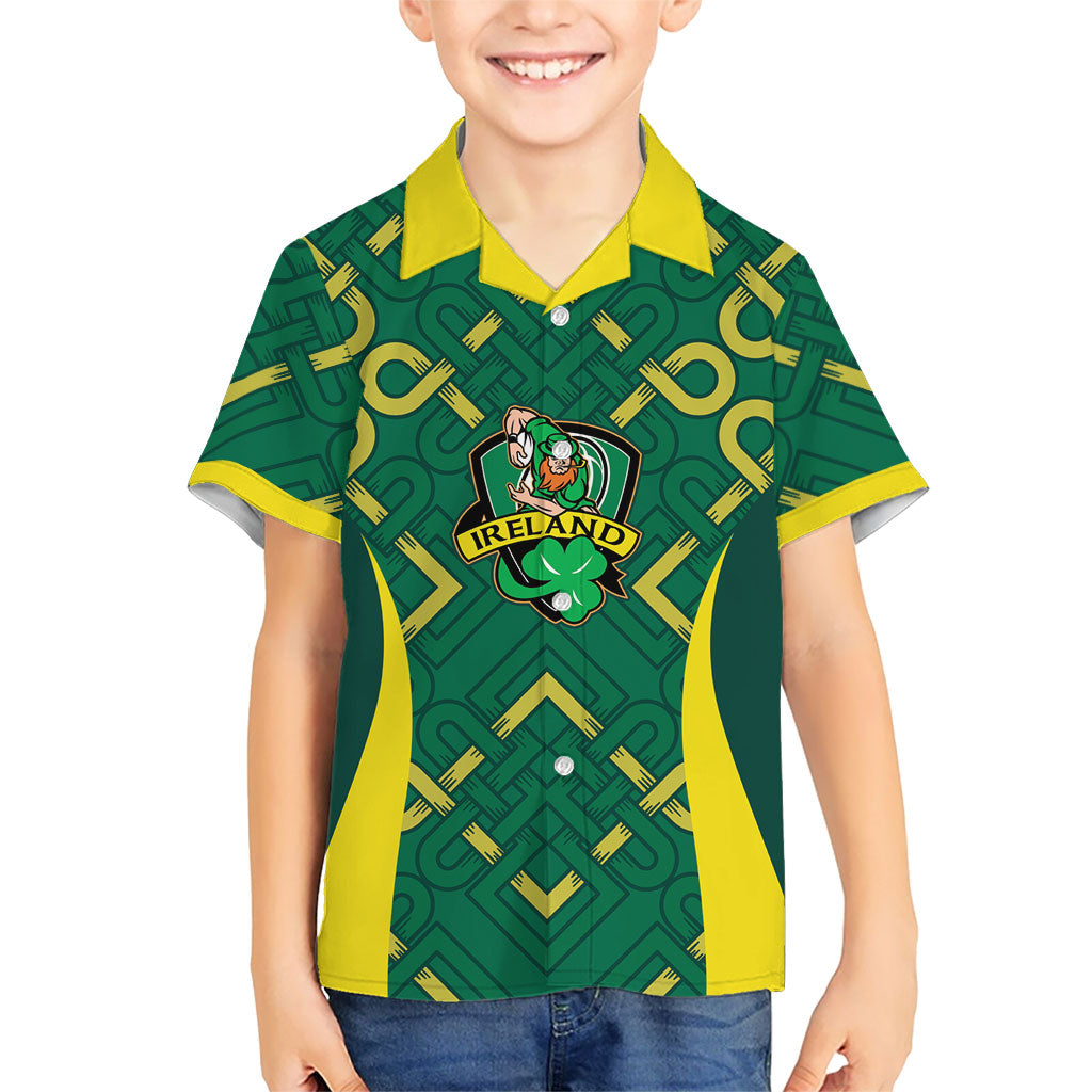 Ireland Rugby National Heritage Custom Hawaiian Shirt Traditional Celtic Inspired Edition