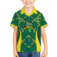 Ireland Rugby National Heritage Custom Kid Hawaiian Shirt Traditional Celtic Inspired Edition