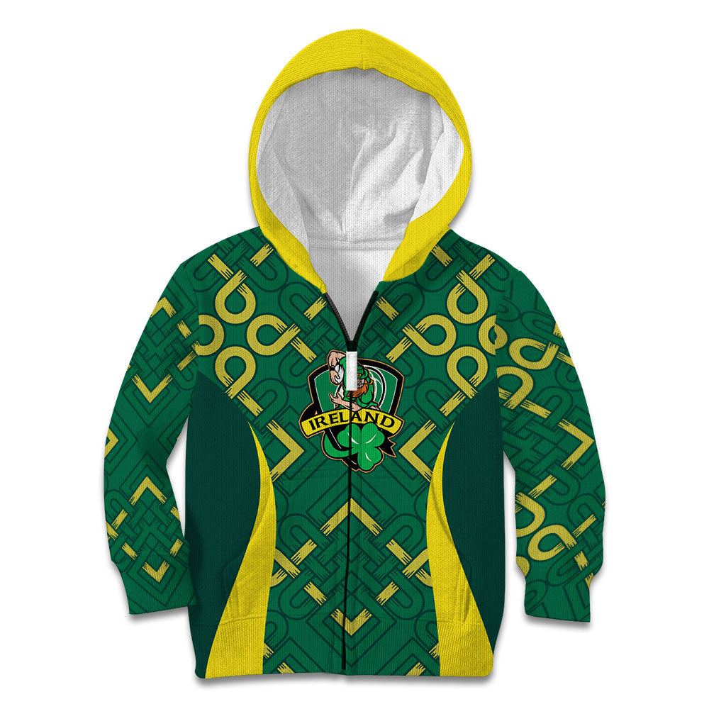 Ireland Rugby National Heritage Custom Kid Hoodie Traditional Celtic Inspired Edition