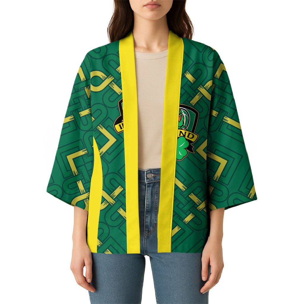 Ireland Rugby National Heritage Custom Kimono Traditional Celtic Inspired Edition
