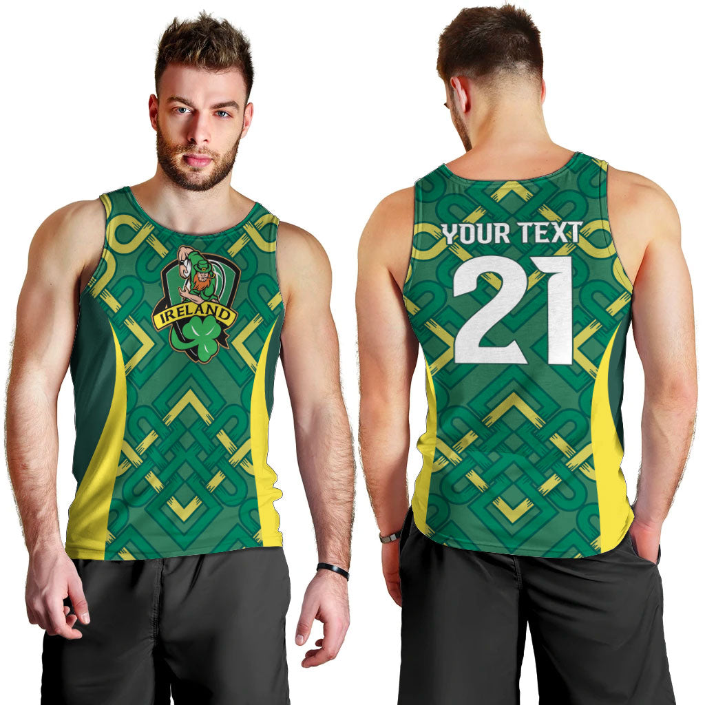 Ireland Rugby National Heritage Custom Men Tank Top Traditional Celtic Inspired Edition