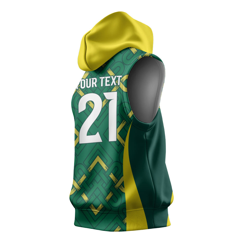 Ireland Rugby National Heritage Custom Sleeveless Hoodie Traditional Celtic Inspired Edition