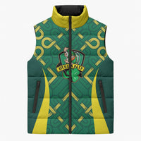 Ireland Rugby National Heritage Custom Sleeveless Puffer Jacket Traditional Celtic Inspired Edition