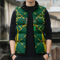 Ireland Rugby National Heritage Custom Sleeveless Puffer Jacket Traditional Celtic Inspired Edition