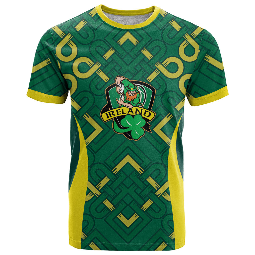 Ireland Rugby National Heritage Custom T Shirt Traditional Celtic Inspired Edition