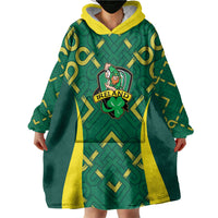Ireland Rugby National Heritage Custom Wearable Blanket Hoodie Traditional Celtic Inspired Edition