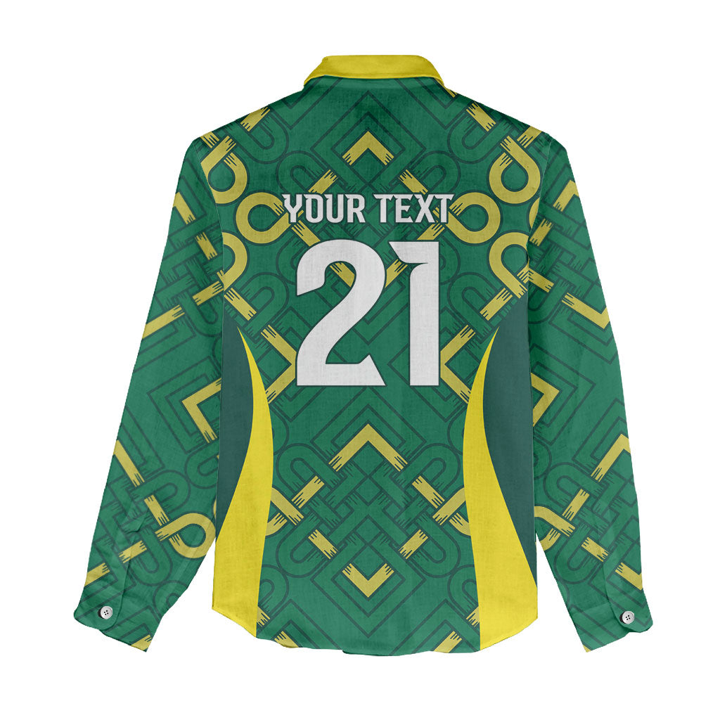 Ireland Rugby National Heritage Custom Women Casual Shirt Traditional Celtic Inspired Edition