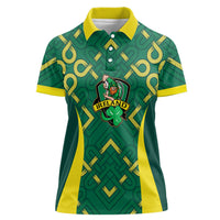 Ireland Rugby National Heritage Custom Women Polo Shirt Traditional Celtic Inspired Edition