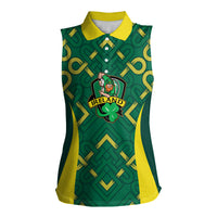 Ireland Rugby National Heritage Custom Women Sleeveless Polo Shirt Traditional Celtic Inspired Edition