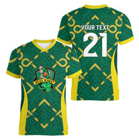 Ireland Rugby National Heritage Custom Women V-Neck T-Shirt Traditional Celtic Inspired Edition