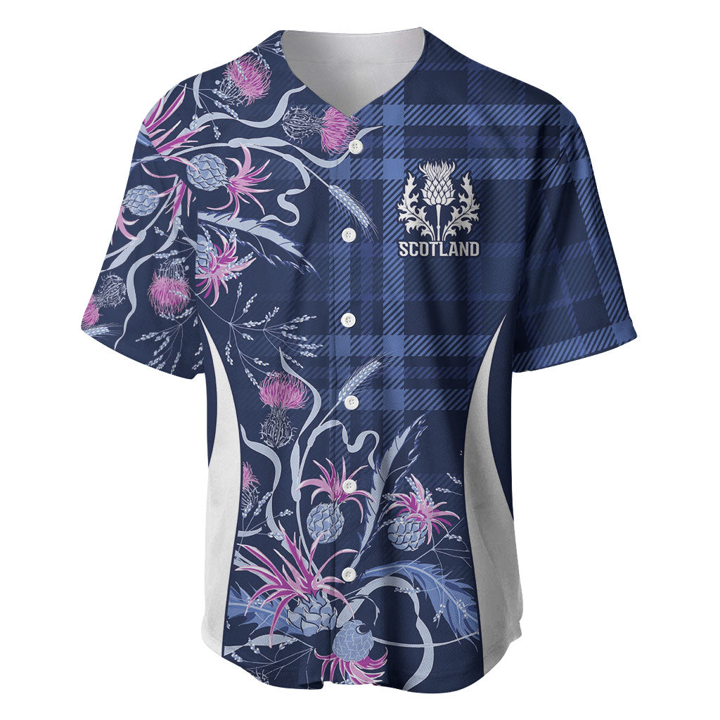 Scotland Rugby National Heritage Custom Baseball Jersey Traditional Tartan Inspired Edition