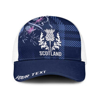 Scotland Rugby National Heritage Personalized Baseball Net Cap Traditional Tartan Inspired Edition