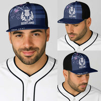 Scotland Rugby National Heritage Personalized Baseball Net Cap Traditional Tartan Inspired Edition