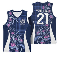 Scotland Rugby National Heritage Custom Basketball Jersey Traditional Tartan Inspired Edition