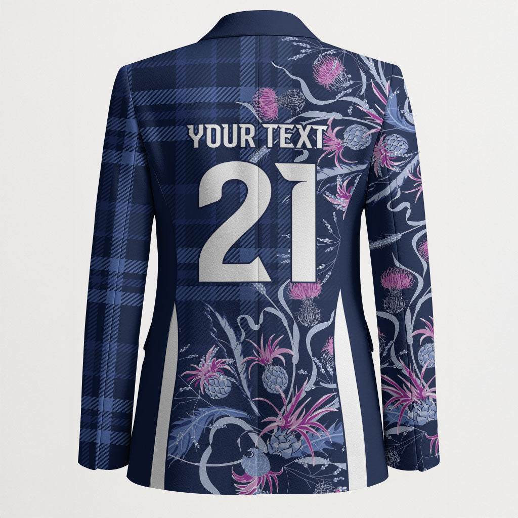 Scotland Rugby National Heritage Custom Blazer Traditional Tartan Inspired Edition